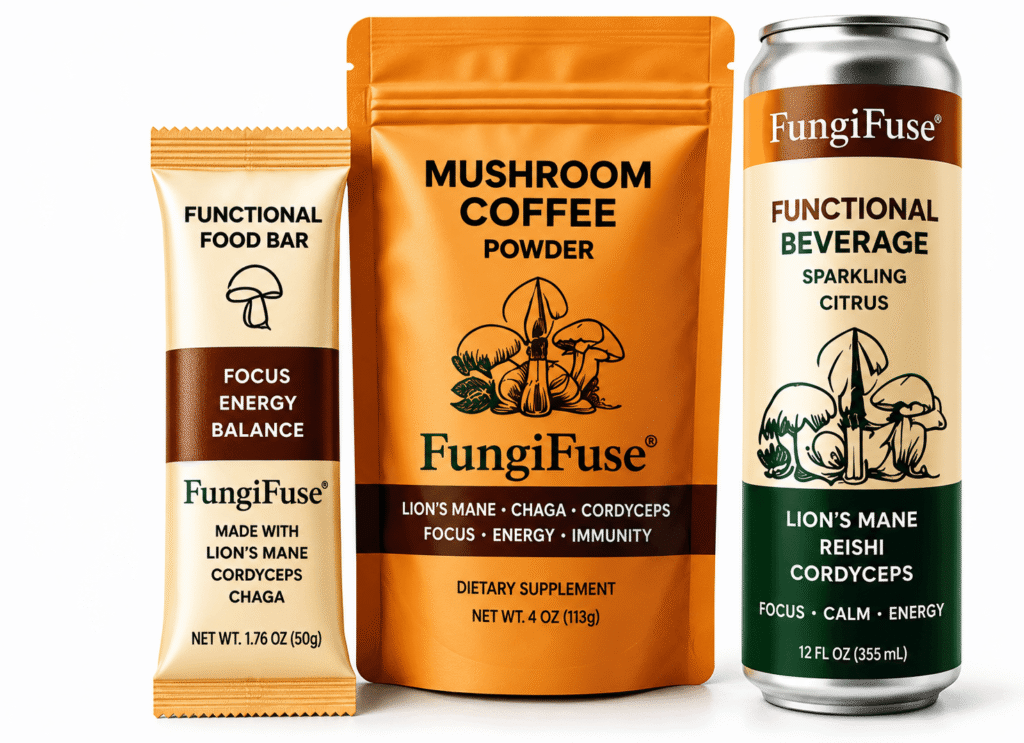 FungiFuse Mushroom Products Trio